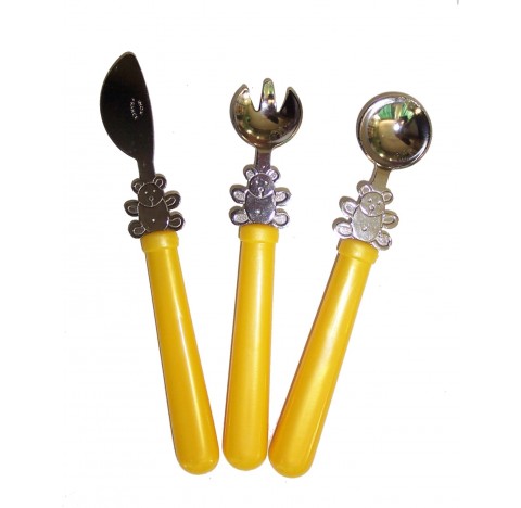 Couverts Enfant 1er Age 110 111 112 Ourson Bebe Inox Acier Inoxydable Manche Polypropylene Plastique Couteau Fourchette Cuillere Etablissements Morel Couverts Enfant 1er Age 110 111 112 Ourson Bebe Inox Acier Inoxydable Manche Polypropylene Plastique Couteau Fourchette Cuillere Etablissements Morel