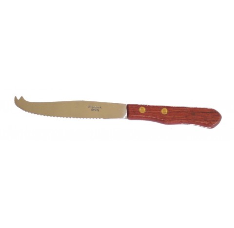 COUTEAU A FROMAGE MANCHE BOIS - 8.90 EUR