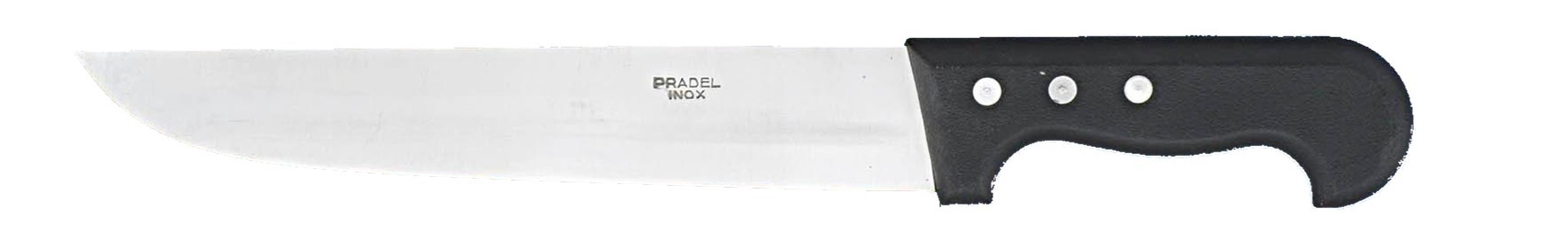 Couteaux Boucher Manche Polypropylene A Rivets Cuisine Couteau A Decouper Lame Acier Inoxydable Inox Plastique Trancher Tranchant Lisse Etablissements Morel