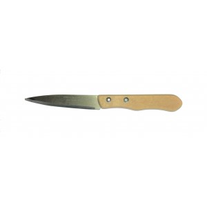 Couteau OFFICE lame droite manche Bois Hêtre Naturel