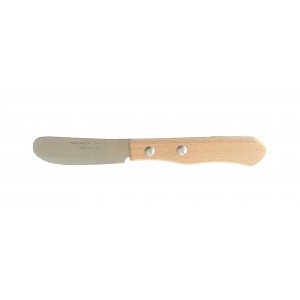 Couteau à TARTINER manche bois Hêtre Naturel